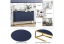 SOFTWEARY Sideboard Blau Holzwerkstoff Wohnzimmerschrank Bild 5
