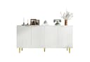SOFTWEARY Sideboard Weiß Matt 160 cm Bild 2