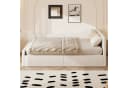 SOFTWEARY Stauraumbett Polsterbett Beige mit Lattenrost Bild 1