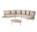 Dehner Gartenlounge-Set Avignon 5-Sitzer Aluminium Polyester Beige Bild 2