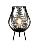 Dehner LED Solarleuchte Romy Gartenlaterne Schwarz Solar Bild 1