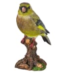 Dehner Gartenfigur Stieglitz auf Baumstumpf Polyresin Bild 2