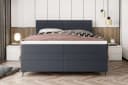 99rooms Boxspringbett Maximus mit Bettkasten und Topper Anthrazit Bild 1