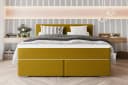 99rooms Boxspringbett Phönix Gelb mit Matratze & Topper Bild 1