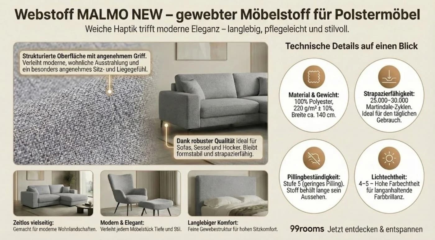 99rooms Boxspringbett Phönix Dunkelblau mit Matratze und Topper - Bild 5