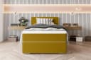 99rooms Boxspringbett Phönix Mini Gelb mit Matratze & Topper Bild 1
