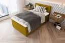 99rooms Boxspringbett Phönix Mini Gelb mit Matratze & Topper Bild 3