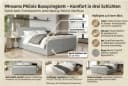 99rooms Boxspringbett Phönix Blau mit Matratze & Topper Bild 4
