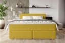 99rooms Boxspringbett Phönix Gelb mit Matratze und Topper Bild 1