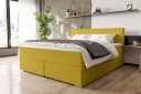 99rooms Boxspringbett Phönix Gelb mit Matratze und Topper Bild 2