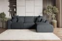 99rooms Ecksofa Gusto L-Form mit Schlaffunktion Graphit Bild 2