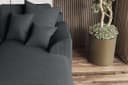 99rooms Ecksofa Gusto L-Form mit Schlaffunktion Graphit Bild 4