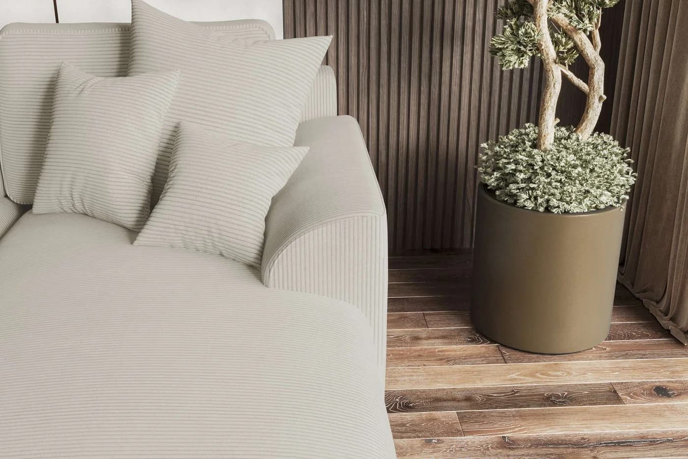 99rooms Ecksofa Gusto L-Form mit Schlaffunktion und abnehmbaren Rückenkissen - Bild 4