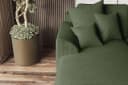 99rooms Ecksofa Gusto L-Form Eckcouch mit Schlaffunktion Cordstoff Khaki Bild 4