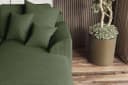 99rooms Ecksofa Gusto L-Form mit Schlaffunktion Cordstoff Khaki Bild 4