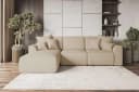 99rooms Ecksofa Gusto L-Form Beige mit Schlaffunktion Bild 2