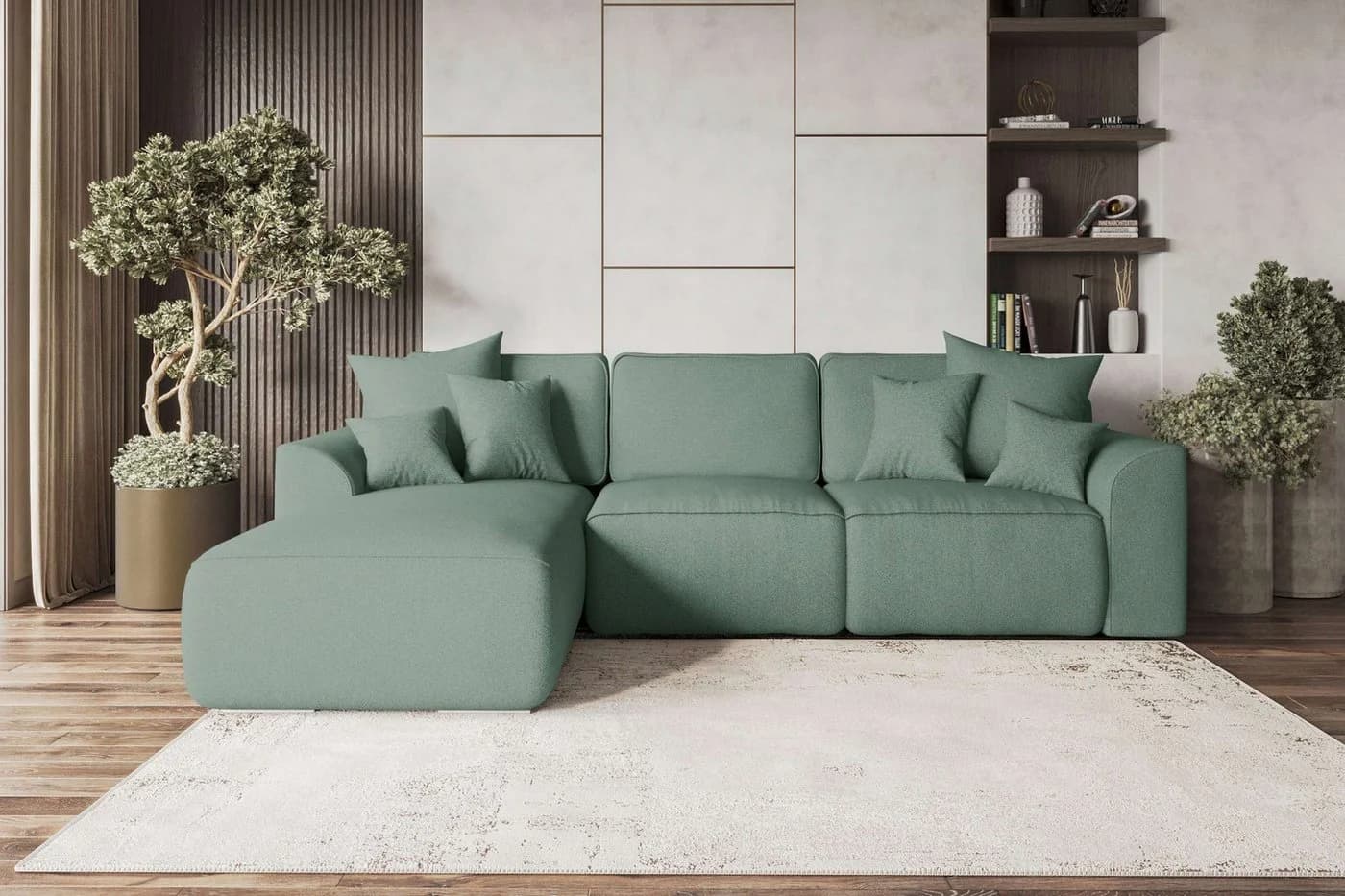99rooms Ecksofa Gusto L-Form Sofa mit abnehmbaren Kissen - Bild 2