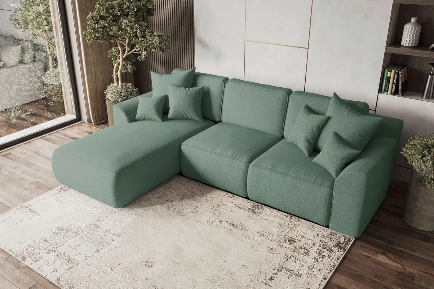 99rooms Ecksofa Gusto L-Form Sofa mit abnehmbaren Kissen - Bild 3