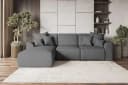 99rooms Ecksofa Gusto L-Form mit Schlaffunktion Anthrazit Bild 2