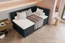 99rooms Boxspringbett Phönix Mini Plus mit Matratze & Topper Anthrazit Bild 3