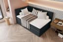 99rooms Boxspringbett Phönix Mini Plus Anthrazit mit Matratze Bild 3