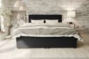 99rooms Boxspringbett Kira Schwarz mit Topper und Stauraum Bild 1