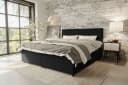 99rooms Boxspringbett Kira Schwarz mit Topper und Stauraum Bild 2