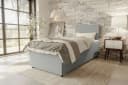 99rooms Boxspringbett Kira Mini Hellgrau mit Topper Bild 2