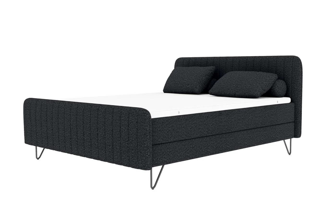 99rooms Boxspringbett Lucio 140/160/180x200 cm Bonell-Box