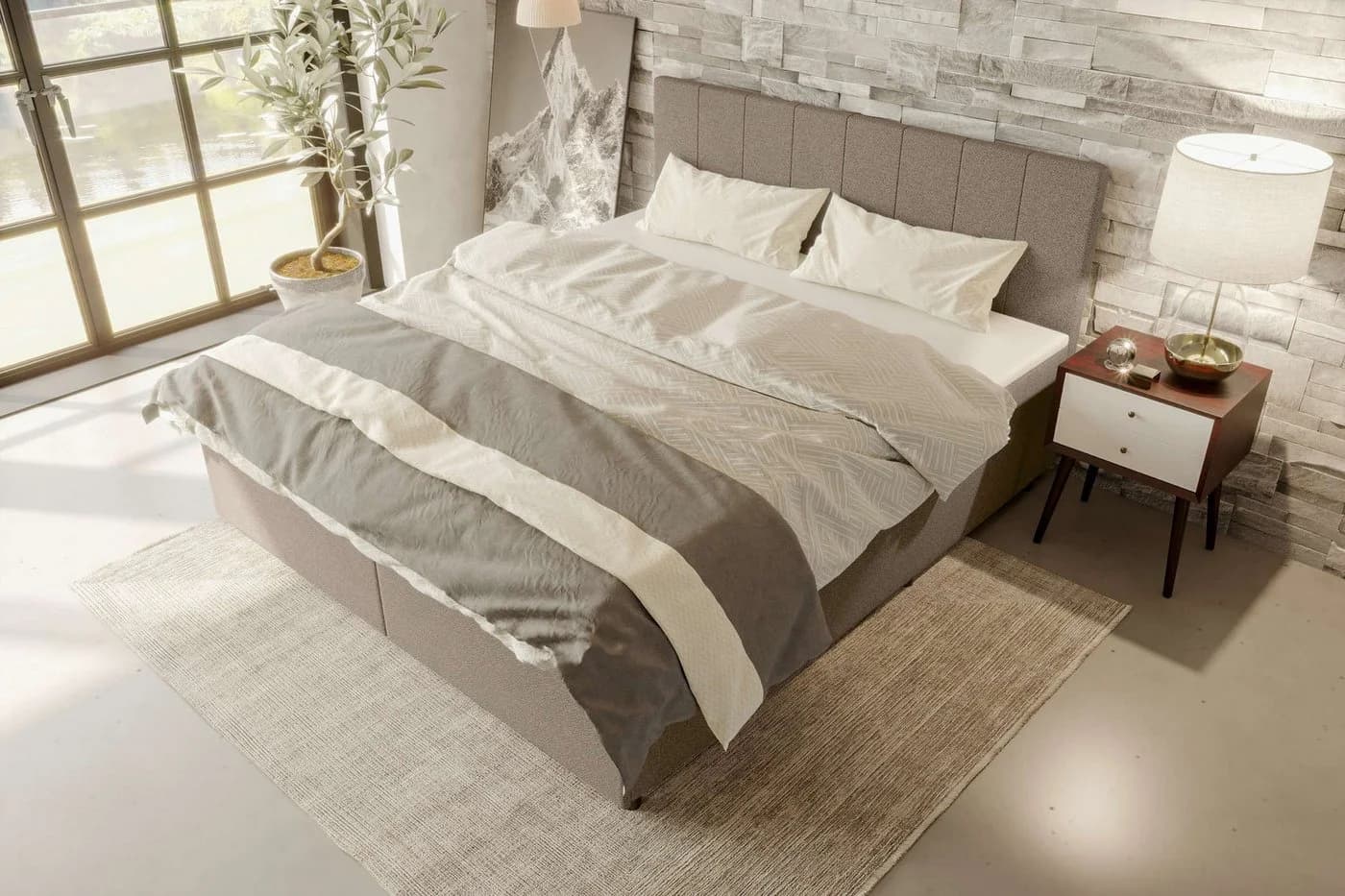 99rooms Boxspringbett Kira mit Topper und Stauraum - Bild 3