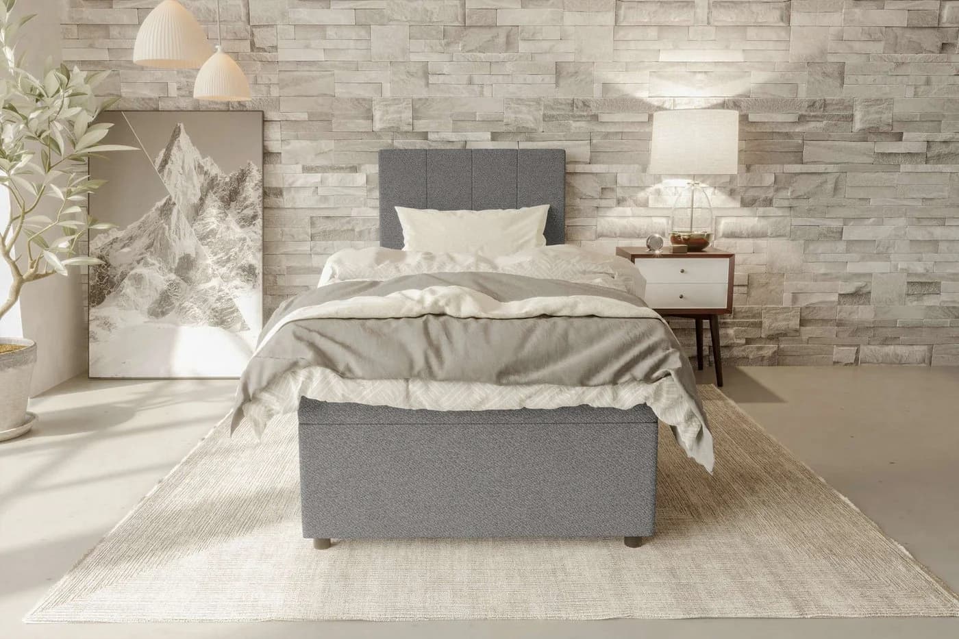 99rooms Boxspringbett Kira Mini 120x200 cm