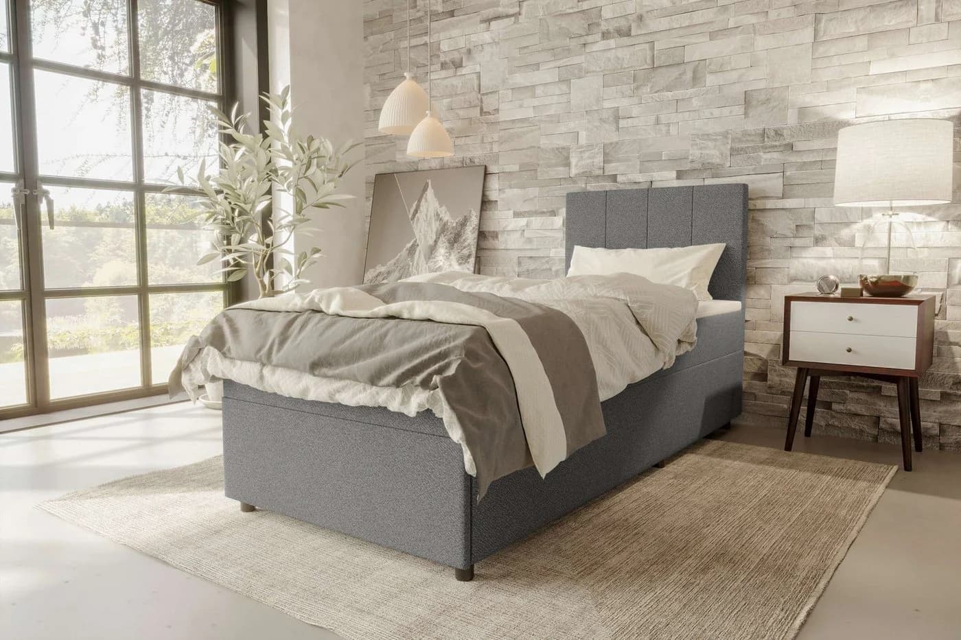 99rooms Boxspringbett Kira Mini 120x200 cm - Bild 2