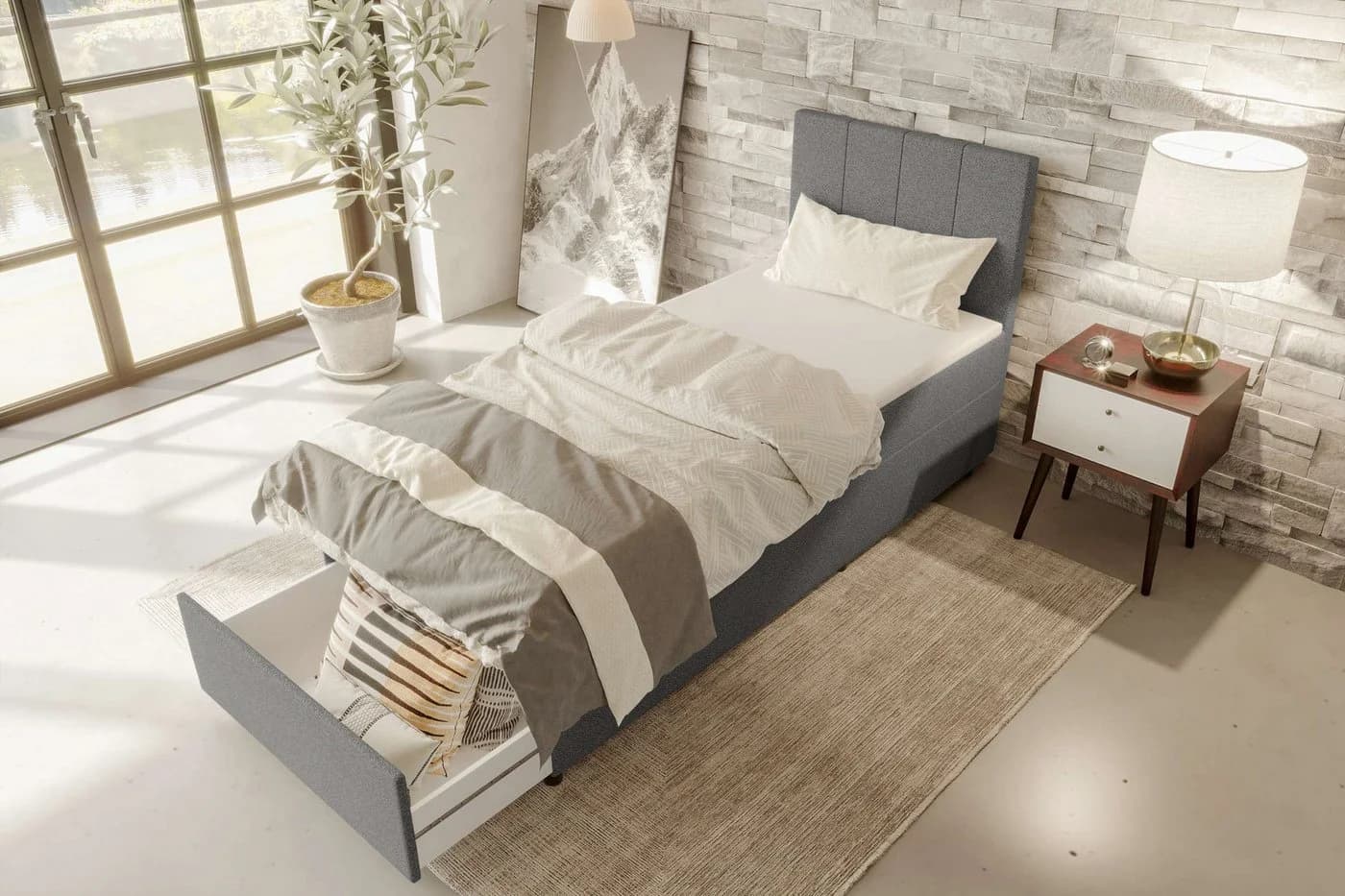 99rooms Boxspringbett Kira Mini 120x200 cm - Bild 4