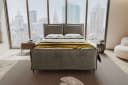 99rooms Boxspringbett Vero 200x200 cm Cord POSO Bettkasten Bild 1