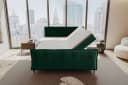 99rooms Boxspringbett Vero Plus Dunkelgrün mit Bettkasten und Topper Bild 5