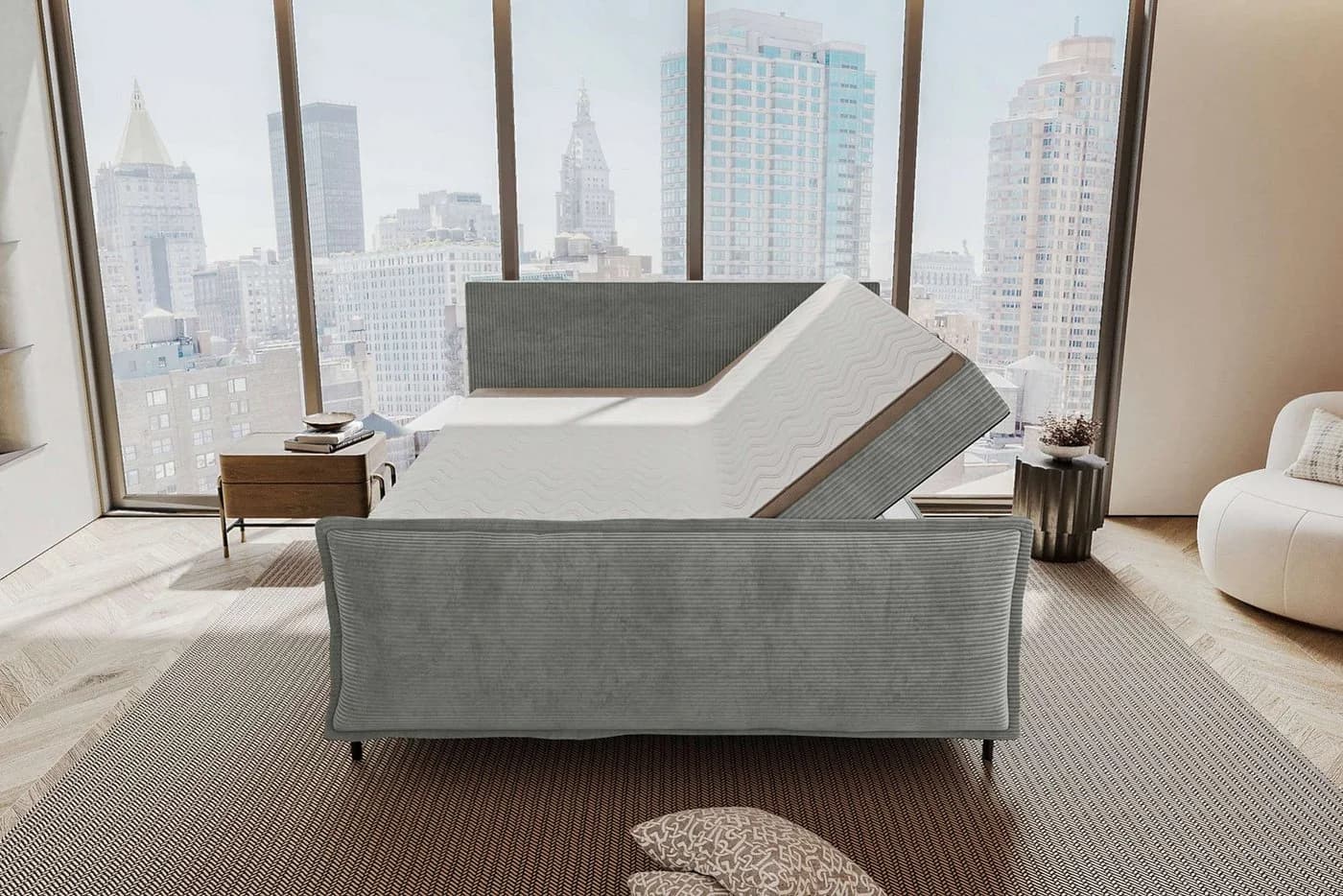 99rooms Boxspringbett Vero 140x200 cm mit Topper und Bettkasten - Bild 5