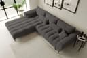 99rooms Ecksofa Ferrano L-Form Chenille EDEN Bild 3