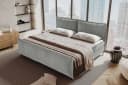 99rooms Boxspringbett Vero Plus Familienbett Cord Hellgrau mit Bettkasten Bild 3
