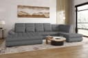 99rooms Wohnlandschaft Toscana U-Form Sofa Anthrazit Bild 2