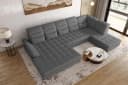 99rooms Wohnlandschaft Toscana U-Form Sofa Anthrazit Bild 3