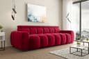 99rooms Big-Sofa Alessio mit elektrischer Sitztiefenverstellung Velours Tiffany Bild 1