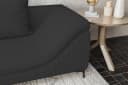 99rooms Ecksofa Loni L-Form Schwarz mit Metallfüßen Bild 4