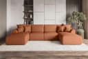99rooms Wohnlandschaft Gusto U-Form mit Schlaffunktion und abnehmbaren Kissen Bild 1
