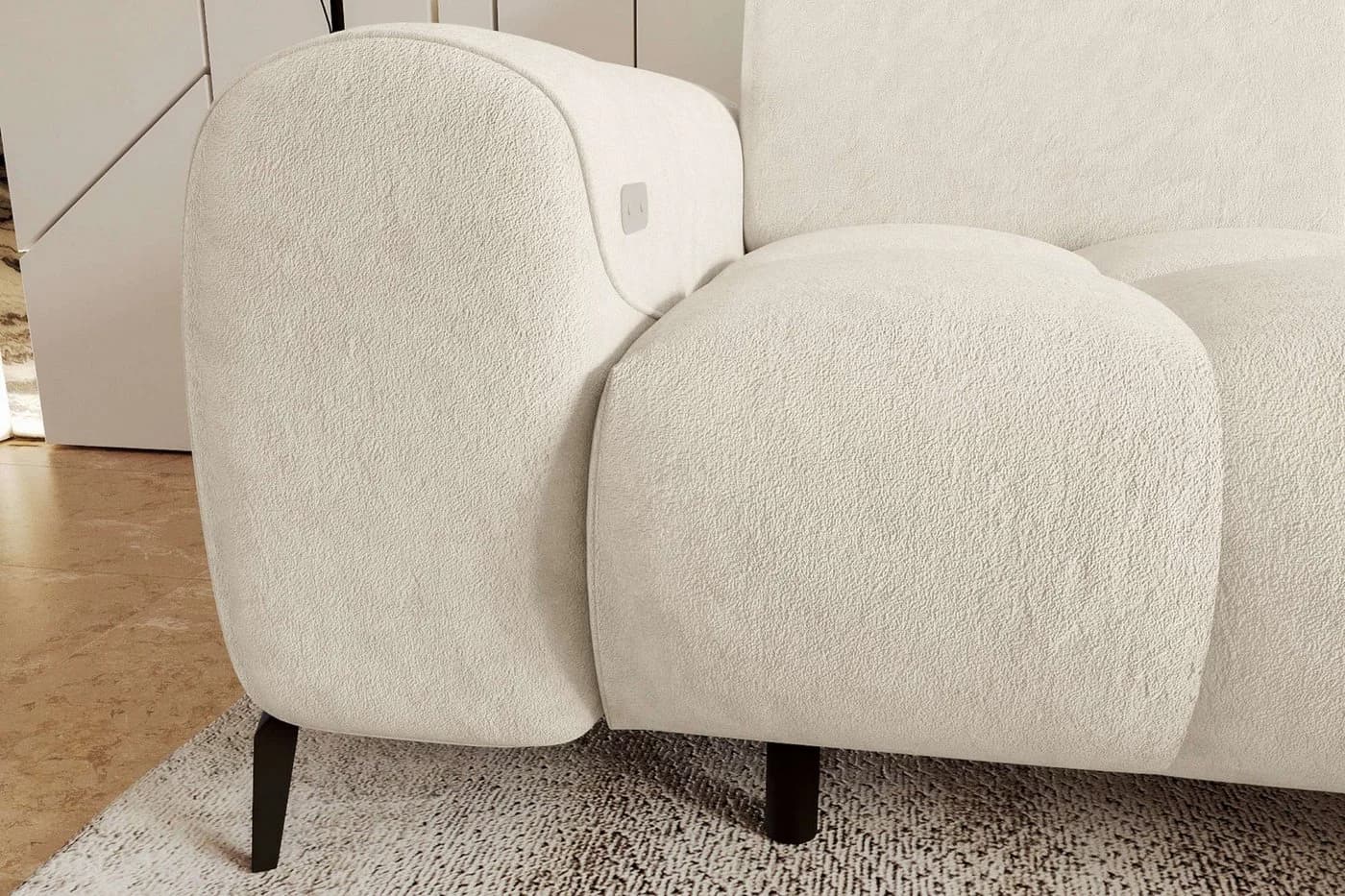99rooms Ecksofa Milano L-Form Chenille APHRODITE - Bild 4