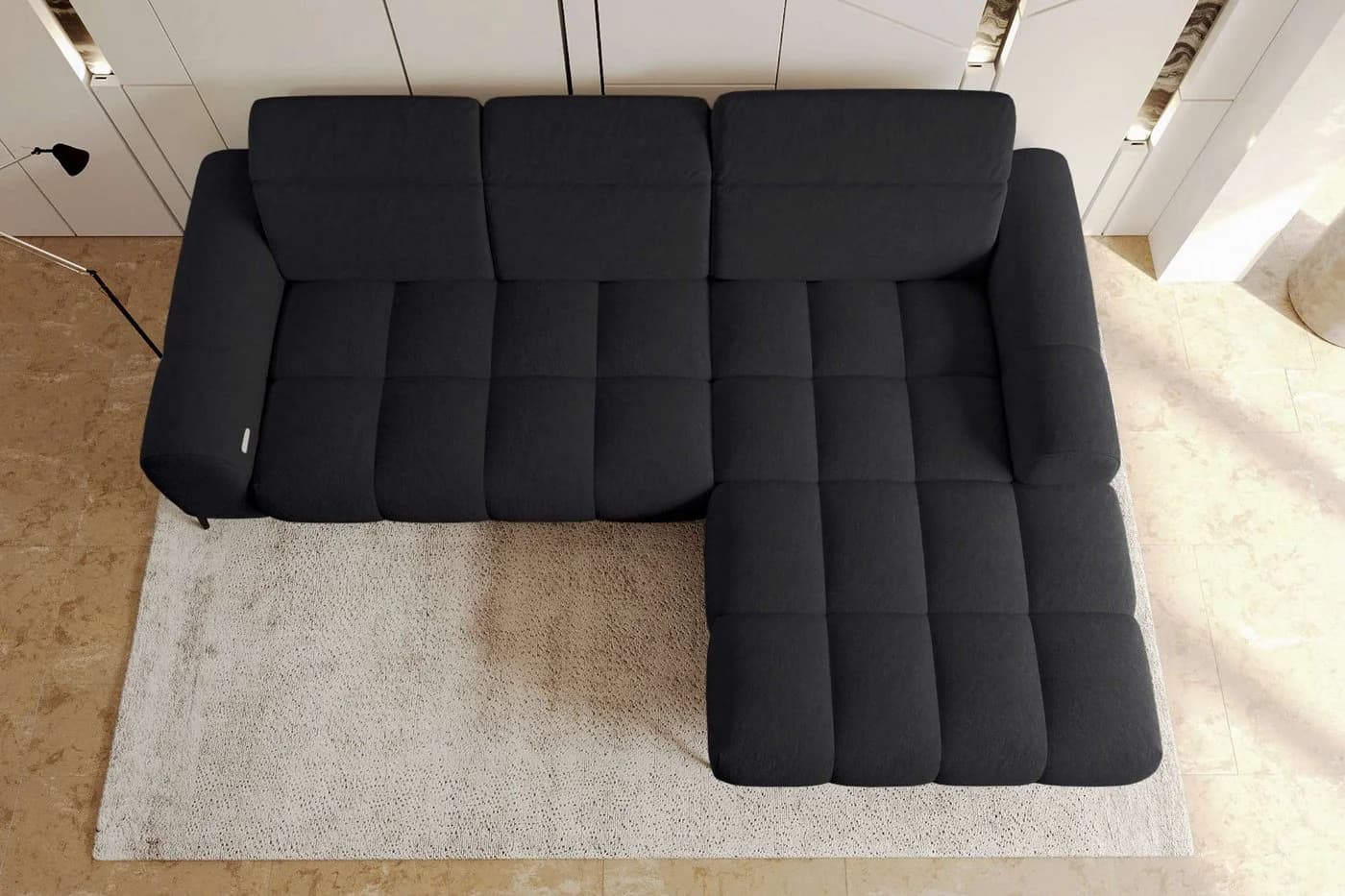 99rooms Ecksofa Milano L-Form Chenille APHRODITE - Bild 3