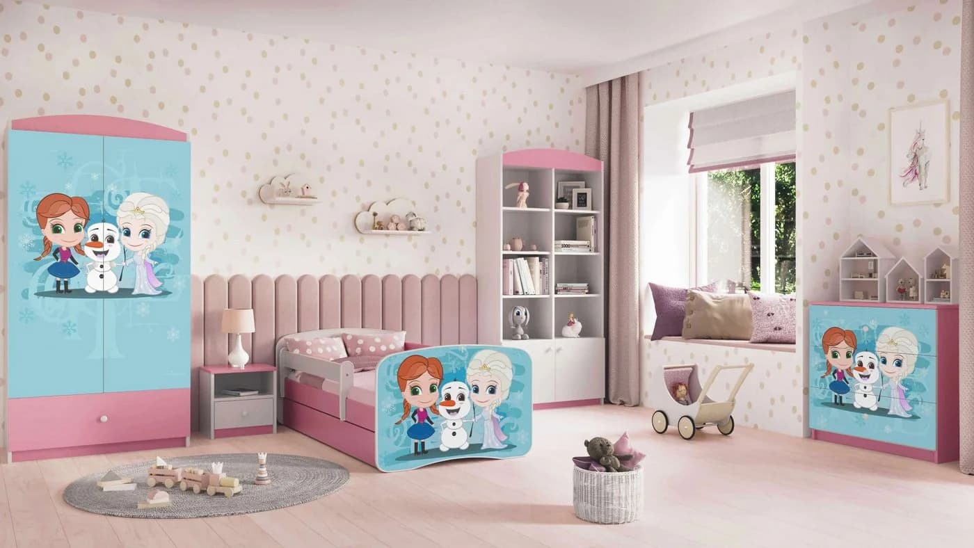 99rooms Jugendzimmer-Set Dreams Motiv VIII Rosa/Weiß Modern - Bild 2