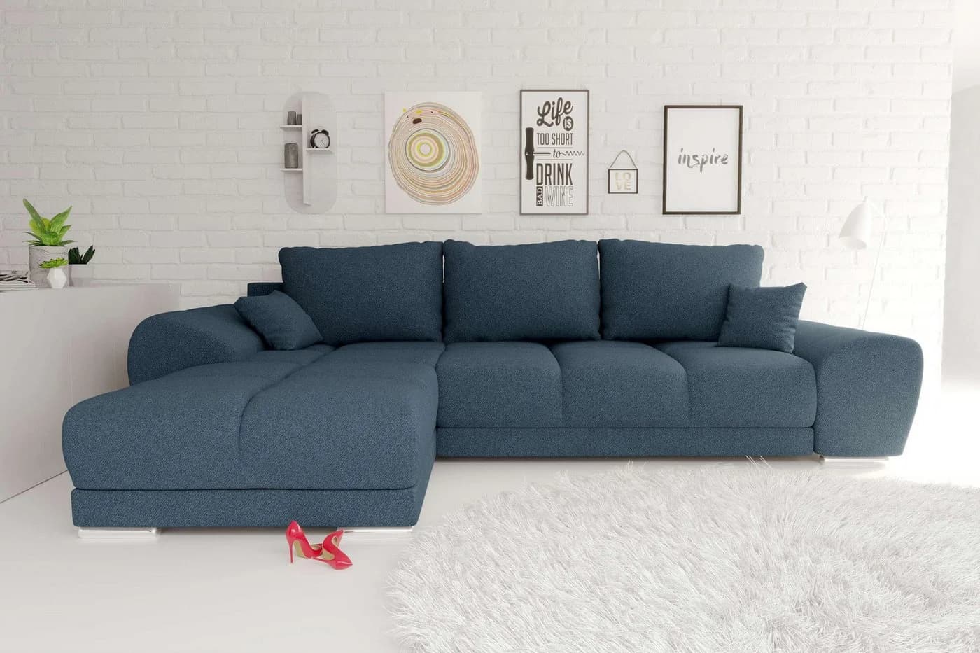 99rooms Ecksofa Antalya L-Form Sofa mit Schlaffunktion - Bild 2