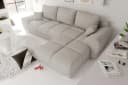 99rooms Ecksofa Antalya L-Form mit Schlaffunktion und Cordstoff POSO Bild 1