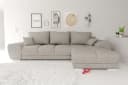 99rooms Ecksofa Antalya L-Form mit Schlaffunktion und Cordstoff POSO Bild 2