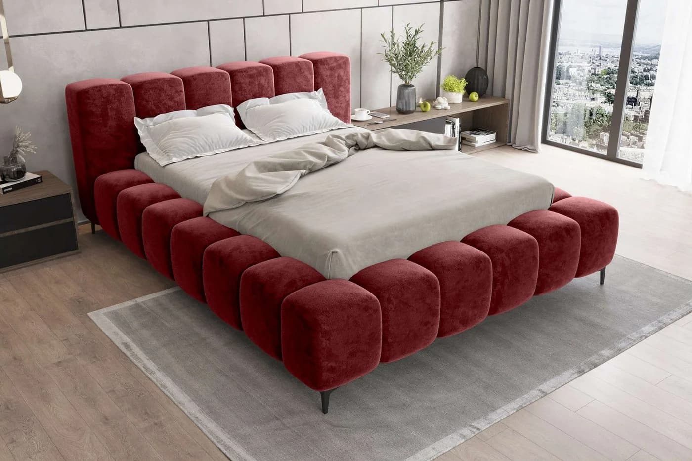 99rooms Polsterbett Cozy mit Bettkasten und Lattenrost - Bild 3